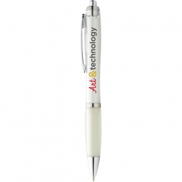Logotrade promotional product image of: Nash ballpoint pen coloured barrel and grip